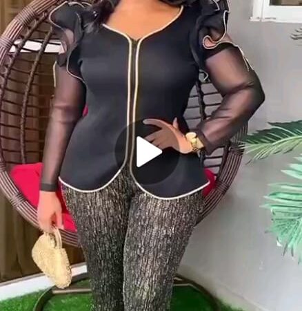 Fashion top and pants